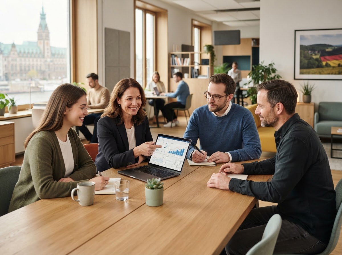 CaldrivonCapital Team bei der Aufbereitung von Analyseergebnissen